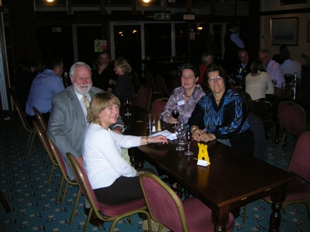 Keith, Susan, Barbara and Lesley at the BWR dinner on the isle of Whight